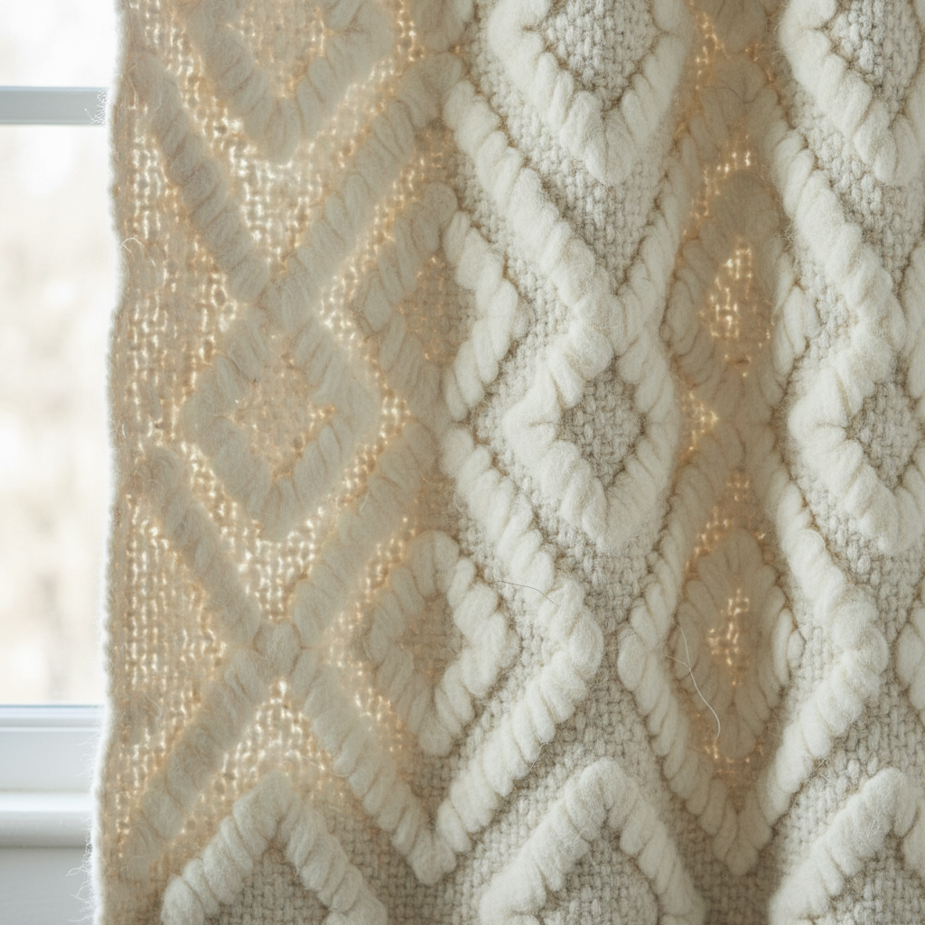 Texture apaisante d'une surface naturelle en bois poli avec un jeu de lumière douce, évoquant la tranquillité et l'équilibre intérieur